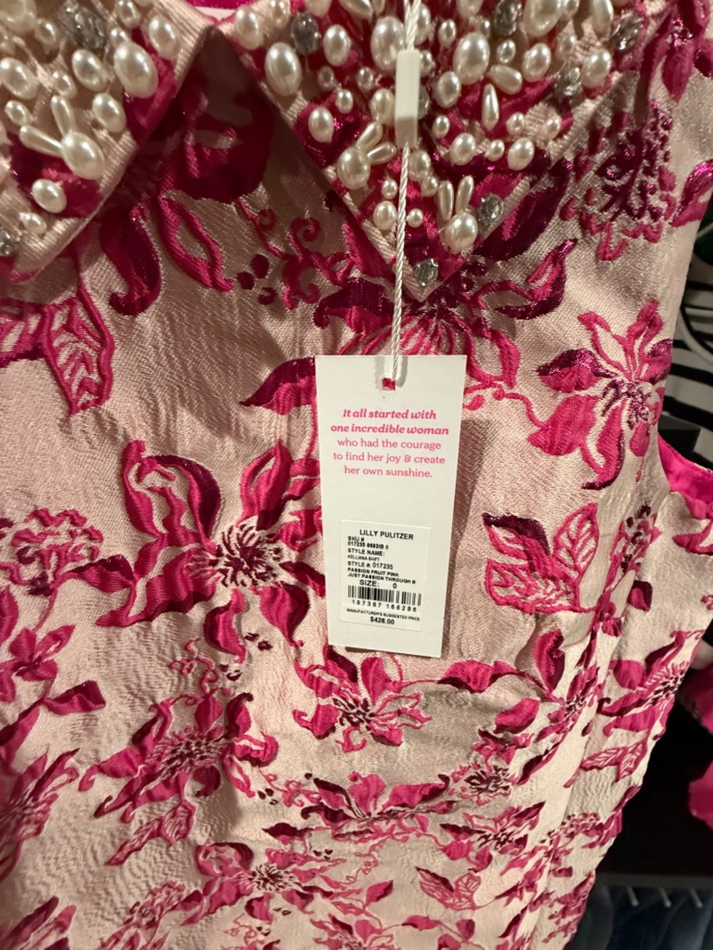 Lilly Pulitzer Kelliana Shift Dress Size 0 NWT MSRP $428 - Picture 2 of 3